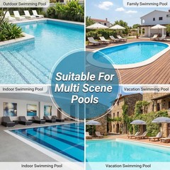 Easy Install Replacement Front Tires for Pool Cleaners – Includes 2 Hump Tires