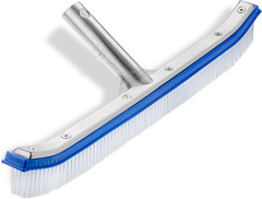 Aluminium Pool Brush Head – 17.3 In, Wall & Tile Brush, Nylon Bristles for Ingro