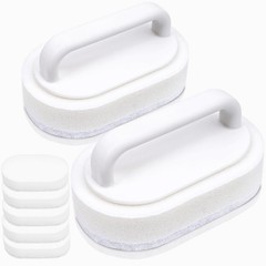 Thickened Handheld Scrub Pad for Hot Tubs, Spas & Pools, Non-Scratch Replacea…