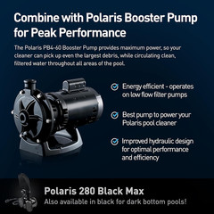 Vac-Sweep 280 Pool Cleaner – Powerful Double Jet with 31ft Hose & Debris Bag