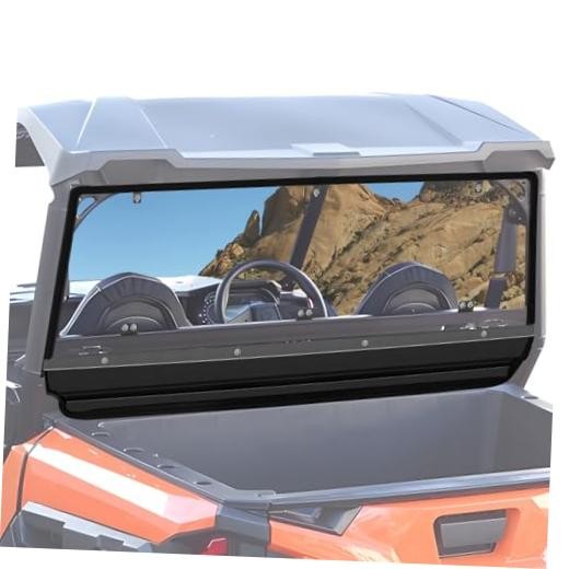 General 1000 Rear Windshield PC Back Window Compatible with Polaris Clear