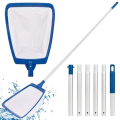 Pool Skimmer Net with Pole Ultra Fine Mesh for Cleaning Pools, Spas & Hot Tubs