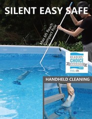 Lightweight Portable Pool Vacuum with 60-Minute Runtime for Easy Spot Cleaning