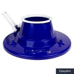 Pool Leaf Vacuum Head 15 Inch Blue Manual Mesh Bag for Pool Cleaning