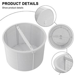 Swim Pool Skimmer Replacement 7*7*5inch ABS Compatible Non-Floating Durability