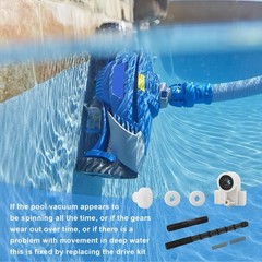 Pool Cleaner Bearings Tune Up Kit Replacement Parts,360289 Left Black, White