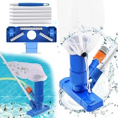 Handheld Vacuum Swimming Pool Jet Cleaner 5Section Pole Ground Spa Pond Fountain