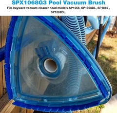 Pool Vacuum Brush Head Replacement for Hayward SP1068 SP1069 3 Pack