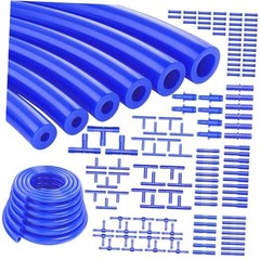 134PCS Vacuum Hose Automotive Kit 5FT, 1/8&Prime; 5/32&Prime; 134pcs – Blue