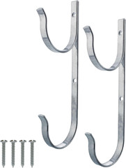Pool Pole Hanger – 2 Aluminum Pool Hooks for Poles – Equipment Fence Hook for Ne