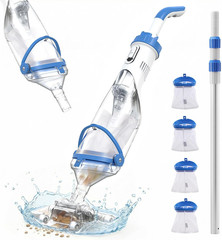 Handheld Pool Vacuum for above Ground & Inground Pools, Consciot Cordless Rechar