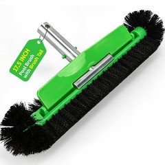 17.5&Prime; Heavy Duty Pool Brush for Inground & Above Ground Efficient Wall &