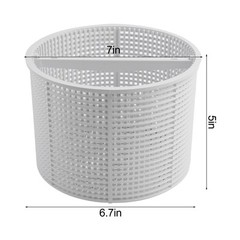 Swim Pool Skimmer Replacement 7*7*5inch ABS Compatible Non-Floating Durability