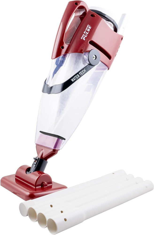 Pulse Cordless Pool Vacuum W/Pole Set – Large Debris Capacity & Fast Hoseless Cl