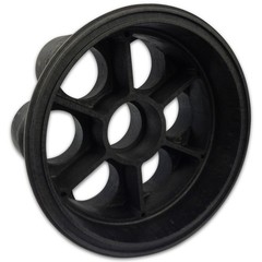 Paramount 005302403203 2&Prime; 6 Port Valve Base – Black