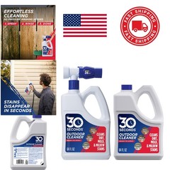 Easy to Use Outdoor Cleaner 2 Pack with Hose End Attachment for Quick Cleaning