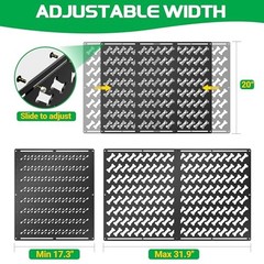 Rv Screen Door Protector for Dogs, Adjustable 17-32&Prime; Heavy Duty Aluminum Bone