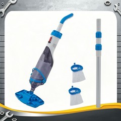 Swimming Pool Cleaner Rechargeable Handheld Pool Vacuum with Telescopic Pole New