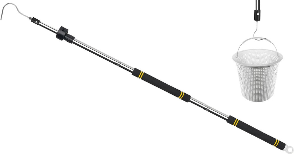 Pool Retrieval Hook for Robotic Pool Cleaner, 37&Prime; to 79&Prime; Hook for Robotic Pool C