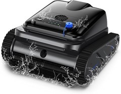 2026 Upgrade OUCAXIA Robotic Pool Vacuum, 4L Large Capacity Pool Vacuum for Ingr
