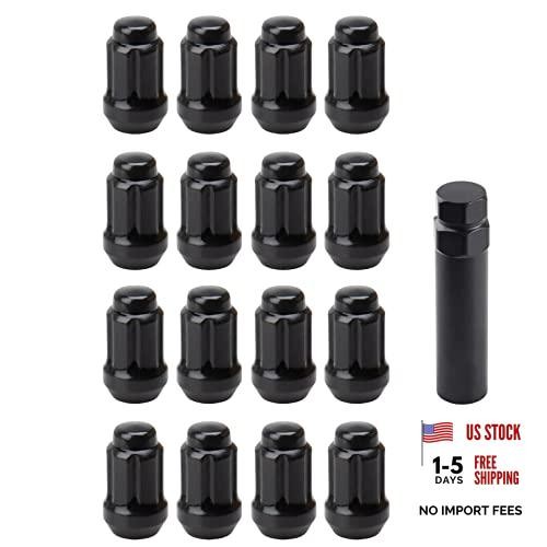 Tapered Spline Drive Lug Nut Kit with Lug Nut Key 12mm x 1.50mm Thread Pitch