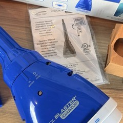 POOL BLASTER Aqua Broom Cordless Vacuum for Spa Small Pool & Tight Spaces EUC