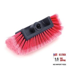 10-inch Soft Bristle Car Wash Brush Head – Auto, RV, Boat, Truck Exterior Red
