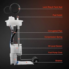 2205502 Fuel Pump Assembly Compatible with 2014-2019 Polaris RZR ATV 47-1001
