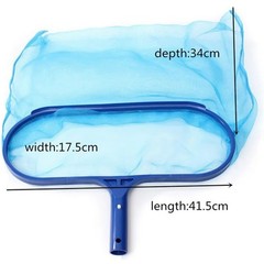 Heavy Duty Pool Skimmer Leaf Rake Net Cleaning Swimming Pool Fine Mesh Netting