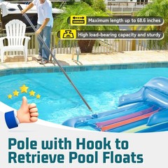 Hook for Pool Robot Vacuum Robotic Pool Cleaner Retrieval Hook with Swimming …
