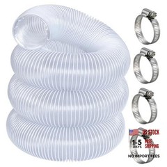 Heavy Duty Dust Collection Hose 1-1/2&Prime; × 10 ft PVC 1.5in-10ft Thickened Style