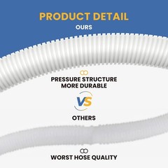 Pokin 1.5 Inch Pool Pool Pump Hose For Above Ground Pools1-1/2 Filter Pump Hose