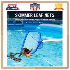 Tavaleu Deep Pool Skimmer Net with Reinforced Frame for Leaf and Debris Removal