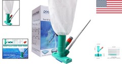 Lightweight Portable Pool Vacuum with Brushes – Ideal for Above Ground Use