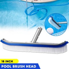 Heavy Duty 18&Prime; Strong Aluminium Swimming Pool Cleaning Brush Wall, Tiles & Floor