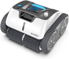 WYBOT Robotic Pool Cleaner Ground Pools up to 60 FT Cordless WY3312 – Black