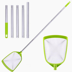 Sepetrel Pool Skimmer Net- Total Length 72 Inches Ultral Fine Mesh Rake with Pol