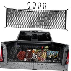 Truck Bed Cargo Net 50&Prime;x18&Prime; for Pickup – Durable Storage Organizer