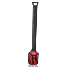 Grill Cleaning Brush with Nylon Bristles and Scraper, 1 Count Grill Brush
