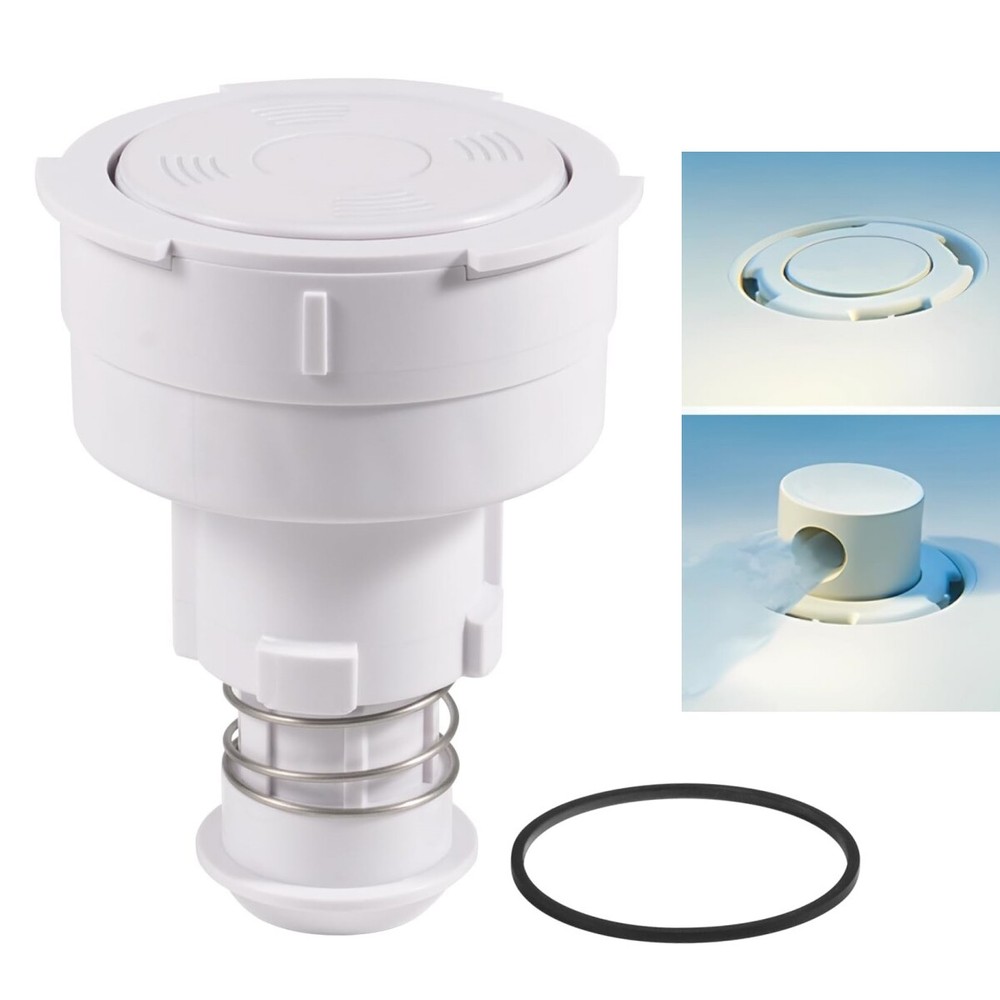PCC2000 Rotating Pop Up Head Nozzle for Paramount in-Floor Cleaning System White
