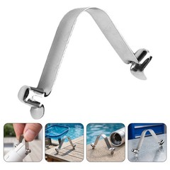 5pcs Stainless Steel V-Clips for Pool – 8mm Poles Butterfly Clips – Pool