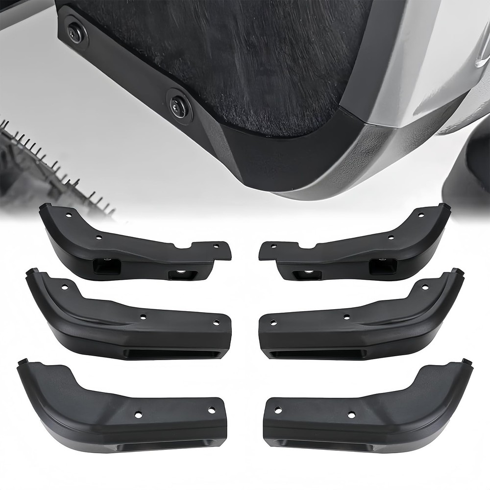 Mud Flap Delete Kit for 2019-2025 GMC Sierra 1500 2WD/4WD Front & Rear w/Screws