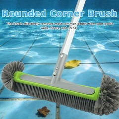 3PCS Pool Cleaning Kit -Pool Skimmer Net, 17&Prime; Aluminum Pool Wall Brush & Hand…