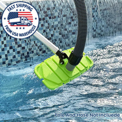 Pool Vacuum Head with Brush,Weighted & Flexible Body,for…