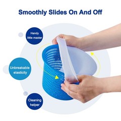 100 Pack Pool Filter Skimmer Socks Replacement Pool Accessories Set