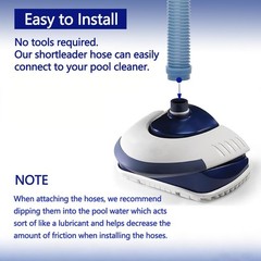 Short Leader Hose Replacement for Pool & Spa Automatic Cleaner – Fits Kreepy Kra