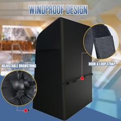 Swimming Pool Cleaner Caddy Cover Waterproof Windproof Vacuum Dust Protector