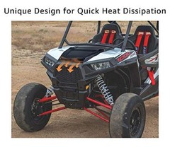 Turbo Hood Scoop for 2014-2018 Polaris RZR XP 1000, 2016-2018 RZR XP black