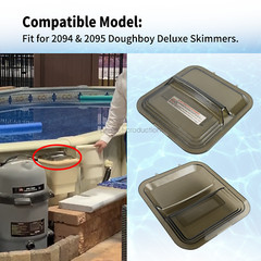 1107-1356 Deluxe Skimmer Lid Fits Doughboy Clear for Skim-Line Deluxe