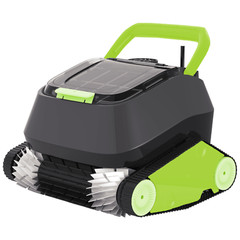 8STREME Black Pearl Robotic Pool Cleaner, Wall Scrubbing All Pools up to 20 x 40
